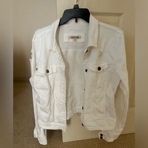 white denim jacket